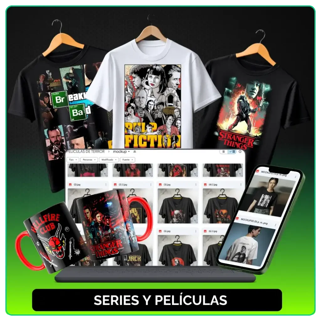 serie peliculas sublimación dtf